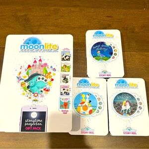 Moonlite Storybook Projector and 8 story Reels